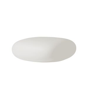 SLIDE pouf CHUBBY LOW (Blanc lait - Polyéthylène)