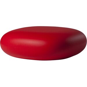 SLIDE pouf CHUBBY LOW (Rouge - Polyéthylène)