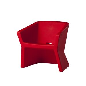 SLIDE fauteuil EXOFA (Rouge - Polyéthylène)