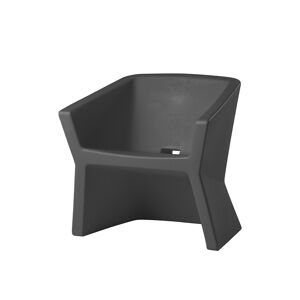 SLIDE fauteuil EXOFA (Gris - Polyéthylène)