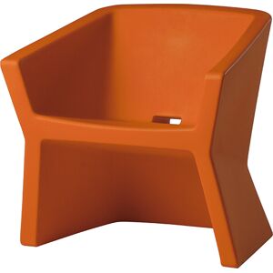 SLIDE fauteuil EXOFA (Orange - Polyéthylène)