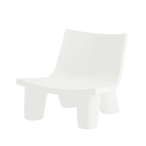 SLIDE fauteuil LOW LITA (Blanc lait - Polyéthylène)