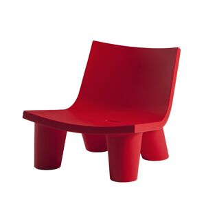 SLIDE fauteuil LOW LITA (Rouge - Polyéthylène)