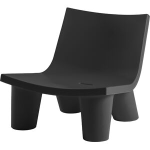 SLIDE fauteuil LOW LITA (Noir - Polyéthylène)