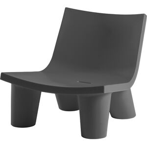 SLIDE fauteuil LOW LITA (Gris - Polyéthylène)