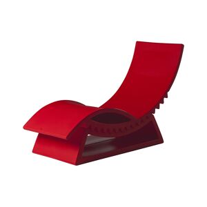SLIDE bain de soleil chaise longue TIC TAC (Rouge - Polyethylene)