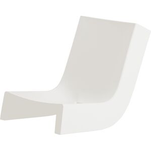 SLIDE chaise longue TWIST (Blanc lait - Polyethylene)