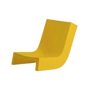 SLIDE chaise longue TWIST (Jaune - Polyethylene)