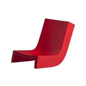 SLIDE chaise longue TWIST (Rouge - Polyethylene)