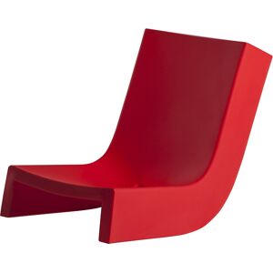 SLIDE chaise longue TWIST (Rouge - Polyéthylène)