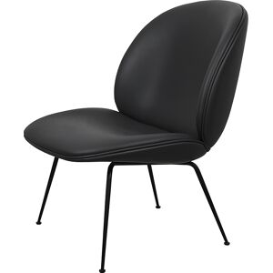 GUBI fauteuil BEETLE LOUNGE CHAIR CONIC BASE (Triumph Crib5 43484 Black base noir - cuir Sørensen)