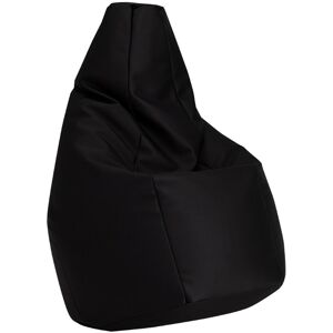 ZANOTTA fauteuil anatomique SACCO (Noir - Faux cuir Vip)