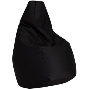 ZANOTTA fauteuil anatomique SACCO MEDIUM (Noir - Faux cuir Vip)