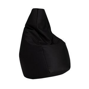 ZANOTTA fauteuil anatomique SACCO MEDIUM (Noir - Faux cuir Vip)