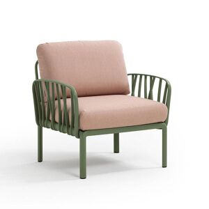 NARDI OUTDOOR NARDI fauteuil pour l'exterieur KOMODO (Agave / Rose quartz - Polypropylene fibre de verre et tissu acrylique)