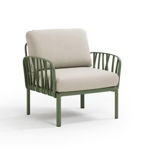 NARDI OUTDOOR NARDI fauteuil pour l'extérieur KOMODO (Agave / Panama - Polypropylène fibre de verre et tissu Tech)