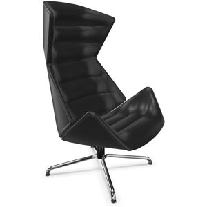 THONET fauteuil pivotante 808 (Cuir I - Acier chrome et cuir)