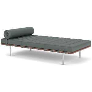 KNOLL sommier BARCELONA DAY BED (Structure chromée / Revêtement Cadet - Acier / cuir Volo)