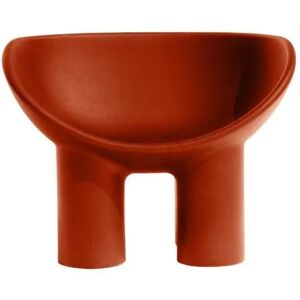 DRIADE fauteuil pour l'extérieur ROLY POLY (Rouge brique - Polyéthylène)