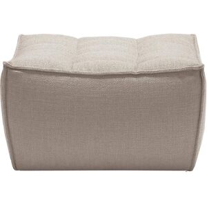 ETHNICRAFT pouf ottomane N701 (Beige - Tissu)