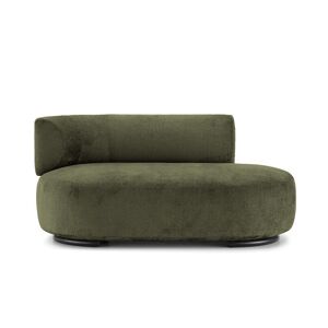 KARTELL canape dormeuse K-WAITING PAOLINA SX (Green - Tissu chenille et acier peint)