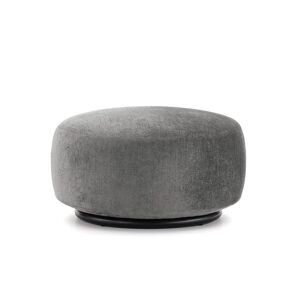 KARTELL pouf K-WAITING (Grey - Tissu chenille et acier peint)