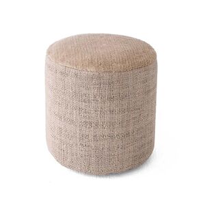 Pouf TRES PERSIAN (Vegetal - Laine de Nouvelle-Zélande, jute, laine afghane)