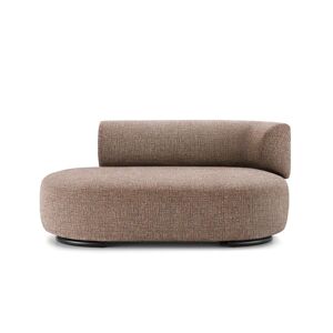 KARTELL canape dormeuse K-WAITING PAOLINA DX (Marron - Tissu texture et acier peint)