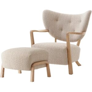 Chaise longue Wulff ATD2 fauteuil et pouf ATD3 Chêne huilé-Karakorum