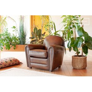 PIB Fauteuil Club Cuir English Coffee