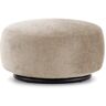 KARTELL pouf K-WAITING (Beige - Tissu chenille et acier peint)