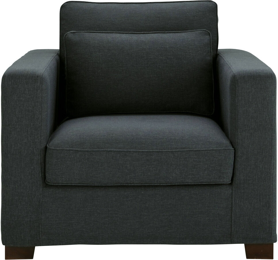 Maisons du Monde Fauteuil gris anthracite Milano