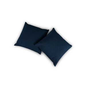 Duzzle Coppia di cuscini in tessuto / Blu Avio