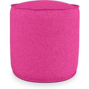 EvergreenWeb Pouf Rotondo da Interno & Esterno Piuma S Fuxia