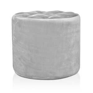 EvergreenWeb Pouf Diamante 80 cm Grigio