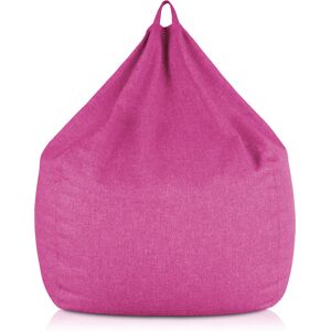 EvergreenWeb Poltrona sacco Pouf Piuma Fuxia XL