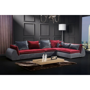 Arredo Casa Facile Divano Salotto Mega Sofa In Tessuto Angolare