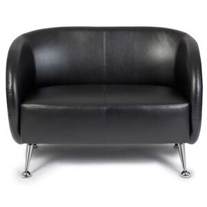 hjh OFFICE ST. LUCIA   2 posti - Sofa Lounge Nero