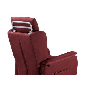 Relax e Design Iva 4% Poltrona Relax Lift (Alzapersona) 2 motori con Maniglione mod. Bianca (Verona 735 cons 2 settim)