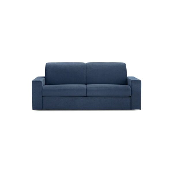 duzzle divano letto matrimoniale 140x190 / blu / braccioli 18 cm / materasso 18 cm