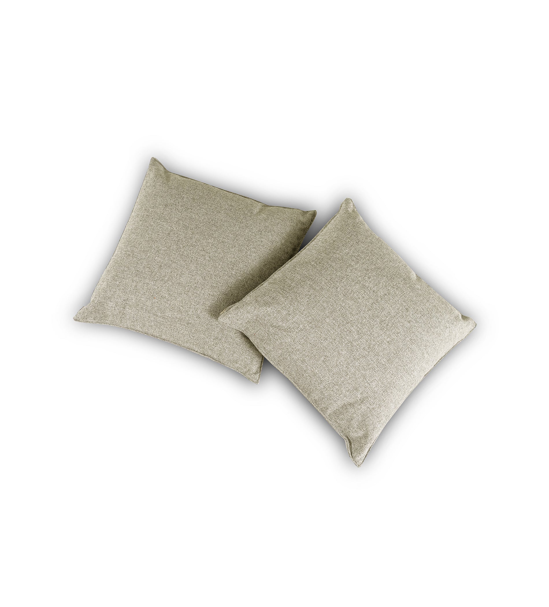 Duzzle Coppia di cuscini in tessuto / Beige