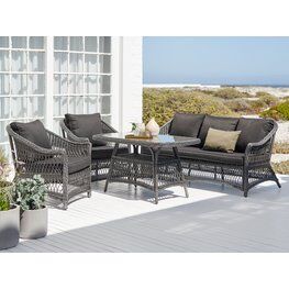 JUTLANDIA JYSK Set lounge MAGLEBJERG 5 pers. grigio