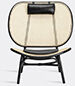 NORR11 'nomad' Lounge Chair, Black