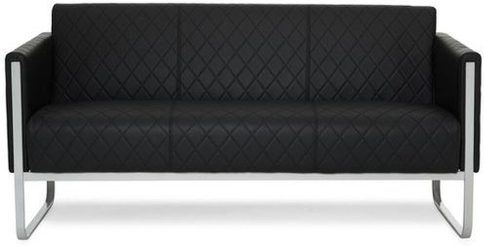 hjh OFFICE ARUBA STEP   3 posti - Sofa Lounge Nero