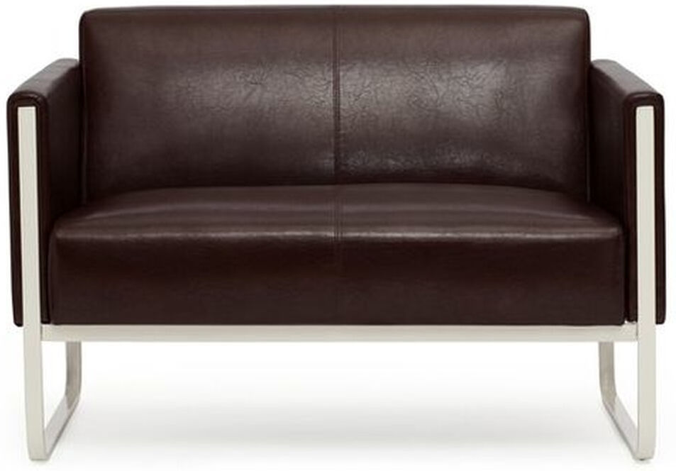 hjh OFFICE ARUBA   2 posti - Sofa Lounge Marrone