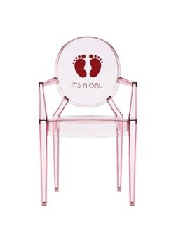 Kartell Lou Lou Ghost Special Edition kinderstoel - Roze