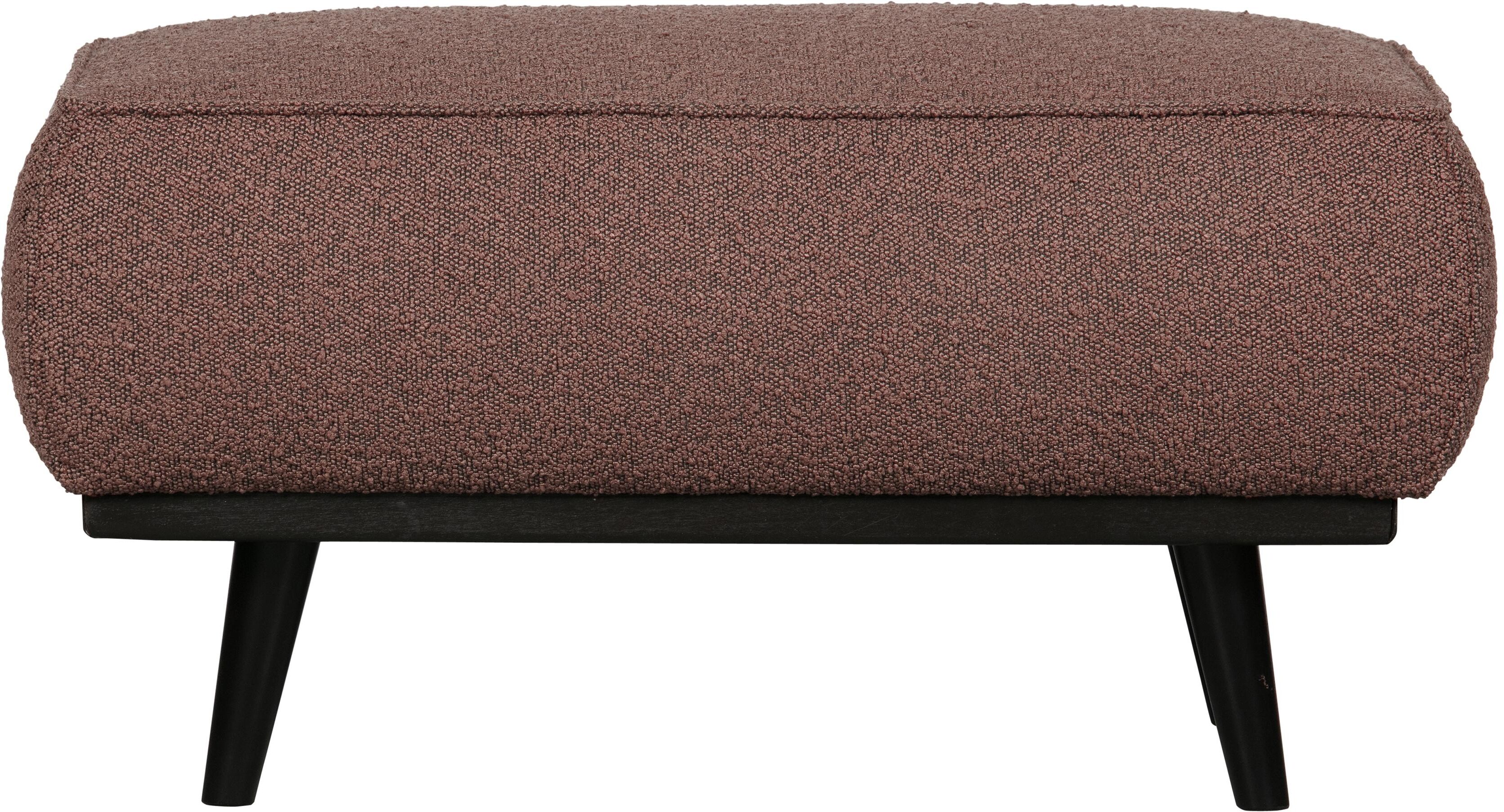 BePureHome Statement hocker Boucle coffee