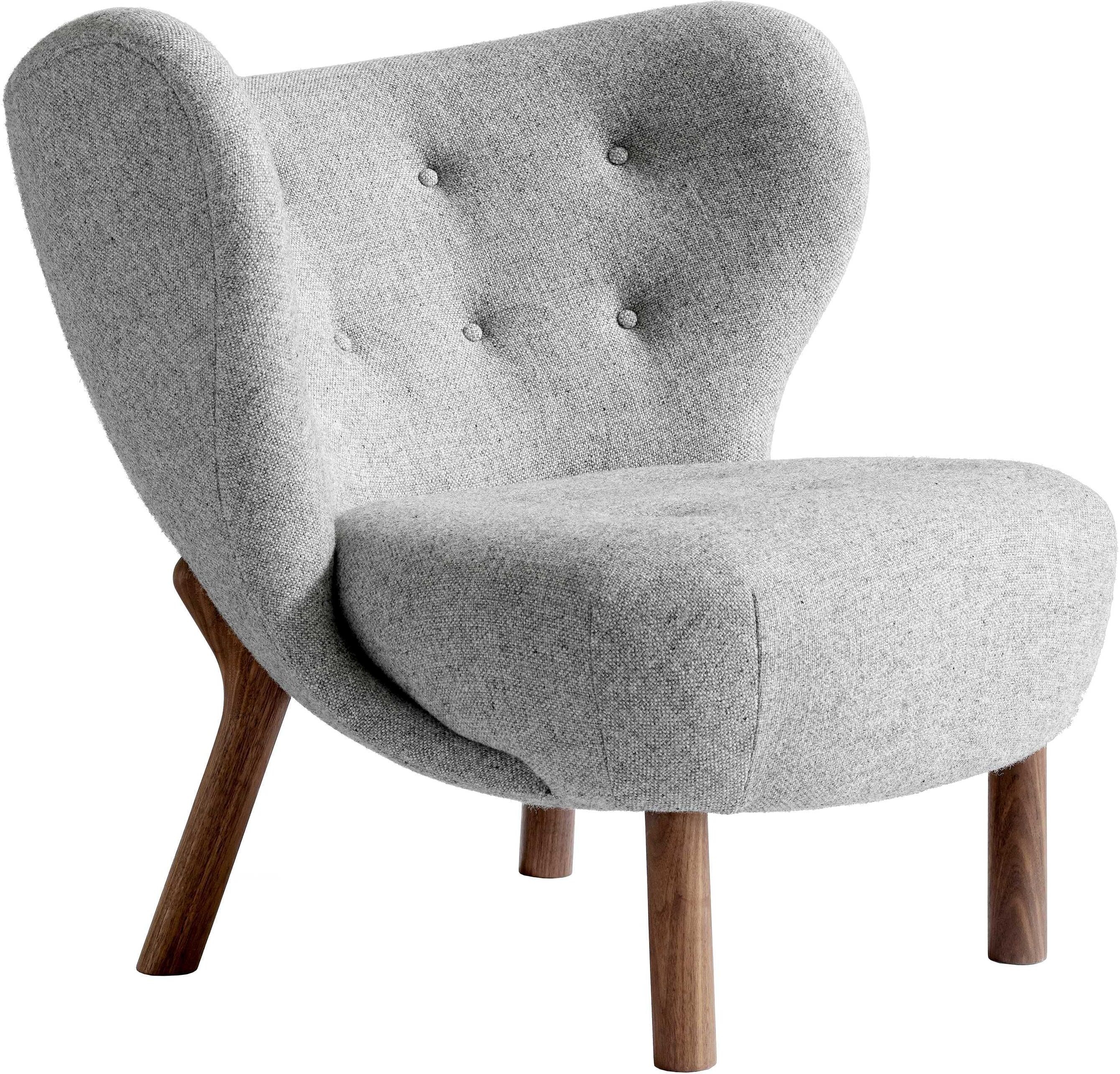 &tradition Little Petra fauteuil walnoot Hallingdal 130