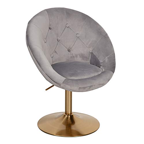 KADIMA DESIGN Lounge stoel roterende stoel club fauteuil inclusief grijze cocktail fauteuil stoel stoel