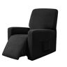 E EBETA fauteuil-overtrek fauteuil, stretchhoes voor relaxfauteuil Compleet, beschermhoes van elastische stoel oorfauteuil （Zwart）